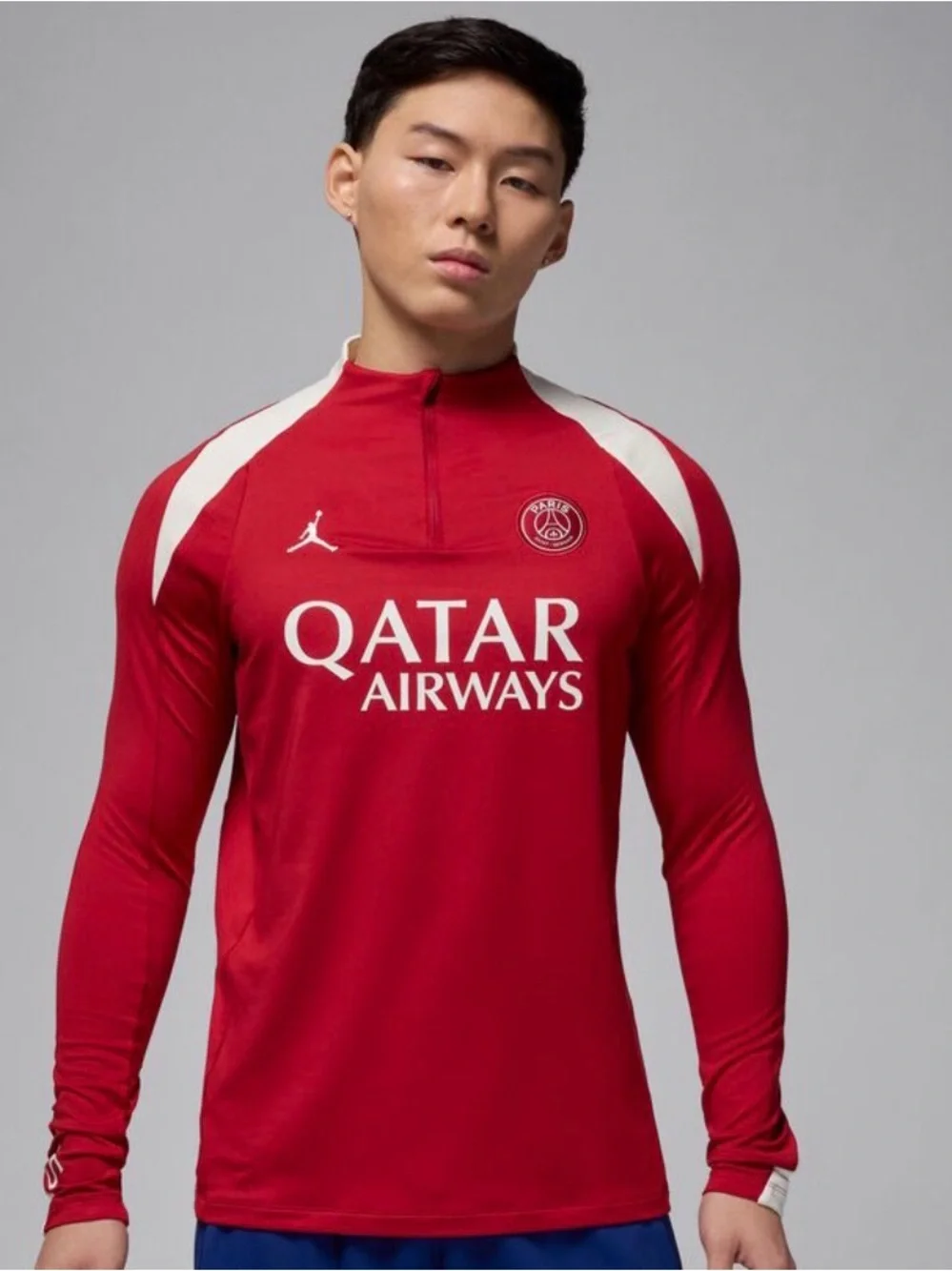 Nike Red quarter zip